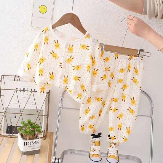 9M-5Y Toddler Boys And Girls Loungewear Sets Cartoon Rainbow Tops Pants  Toddler Clothing   