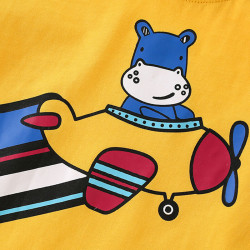 18M-7Y Toddler Boys 2pcs Rocket Printed T-Shirts & Shorts  Boys Clothes   