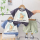 12M-5Y Toddler Boys Cartoon Print Short-Sleeved Two-Piece Set  Boys Clothing   