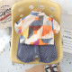 12M-5Y Toddler Boys Sets Contrast Shirts And Striped Shorts  Boys Clothing   
